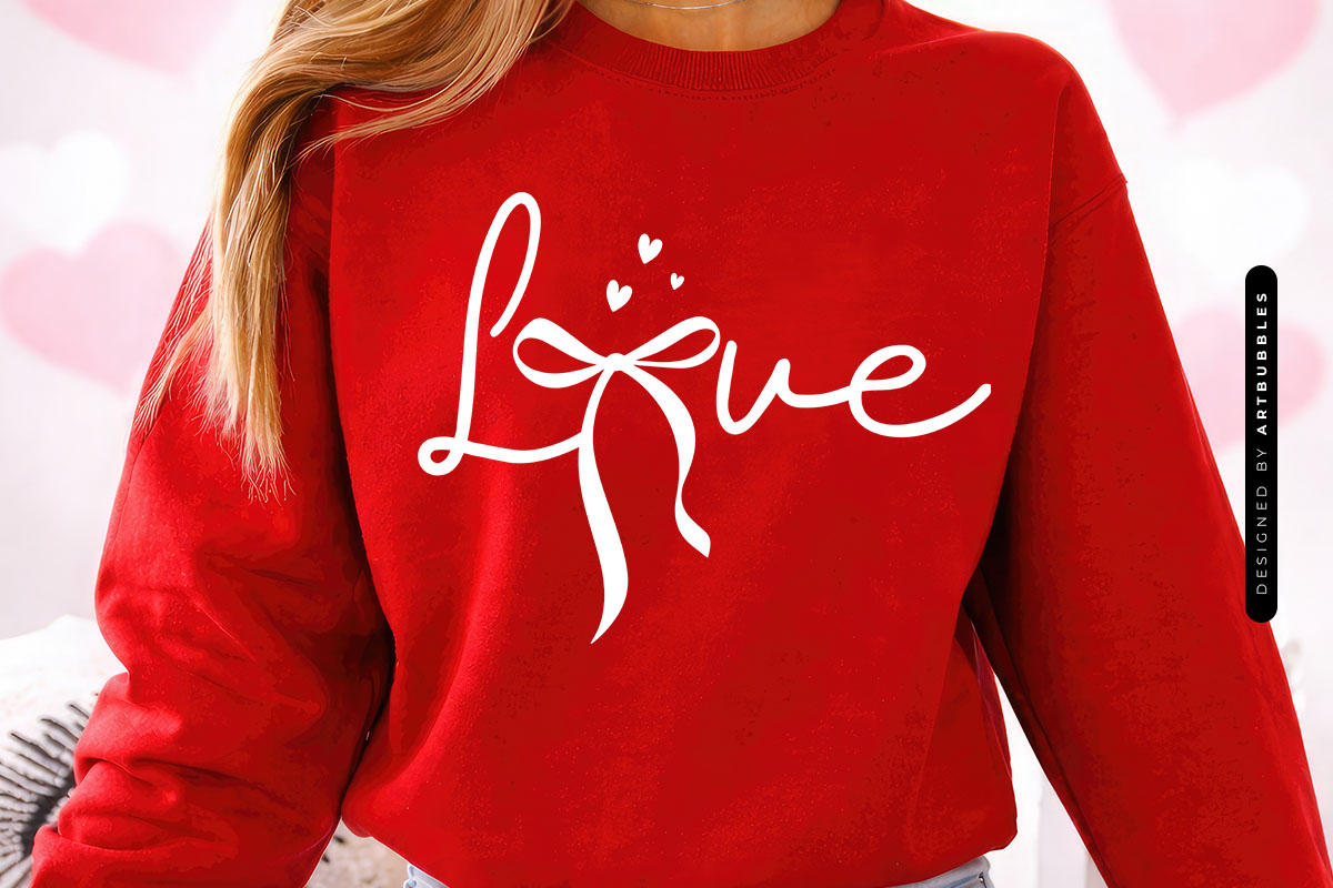 Coquette Love Valentine's Day SVG