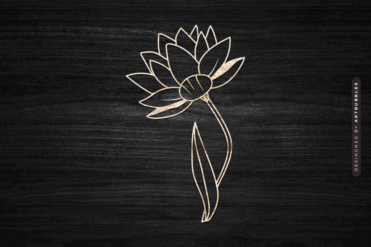 Laser Cut Lotus Flower SVG for Cricut Image 3.jpg