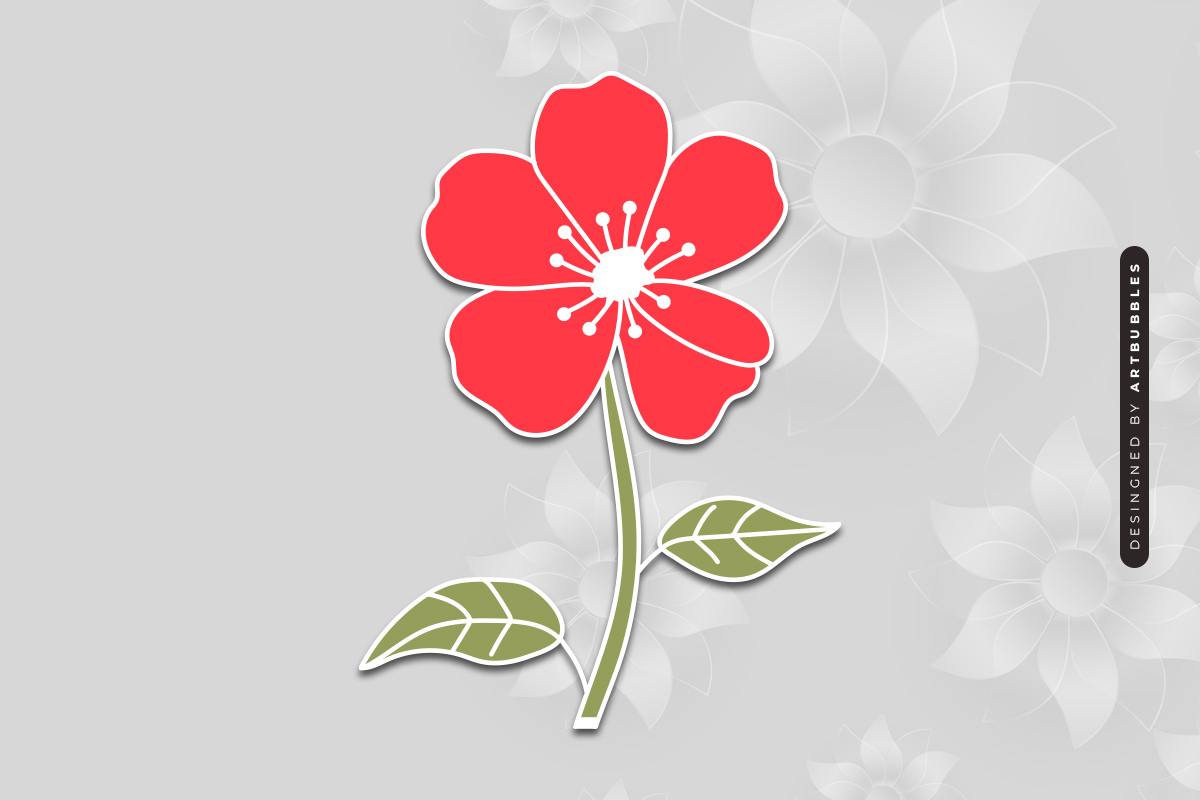 Daisy Laser Cut Flower SVG Design Image 2.jpg