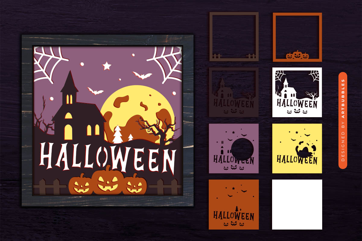 Spooky Halloween Papercut Shadow Box SVG Image.jpg
