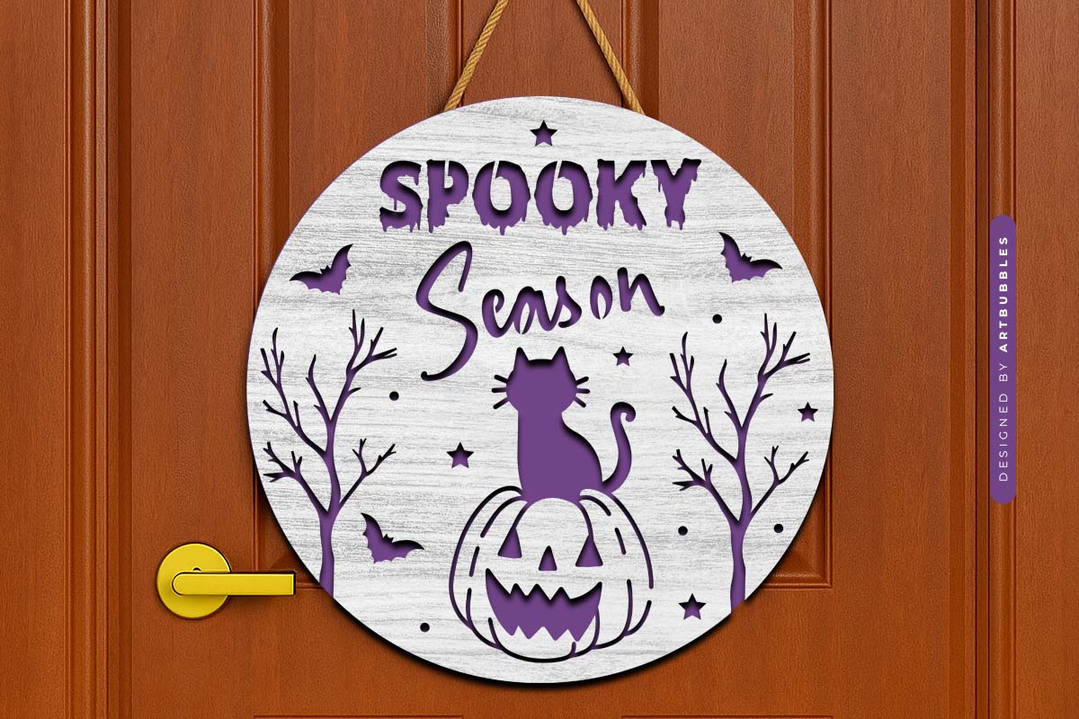 Spooky Season - Halloween SVG Door Hanger Image 3.jpg