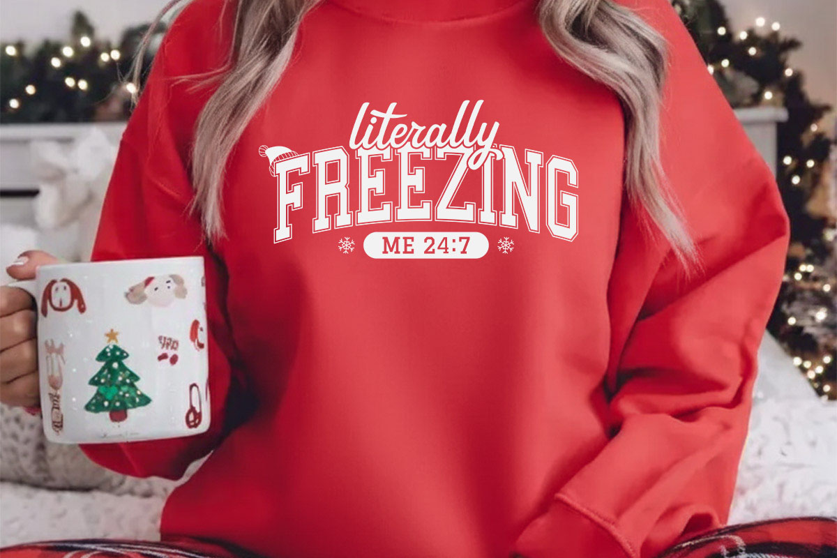 Literally Freezing - Cozy Winter SVG PNG Crewneck Shirt Mockup image.jpg