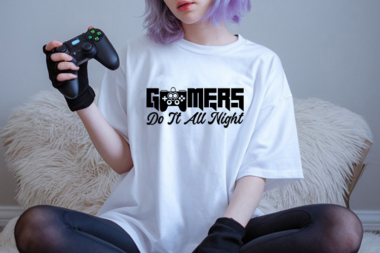 Gamers Do It All Night SVG Vector T-shirt Mockup image.jpg