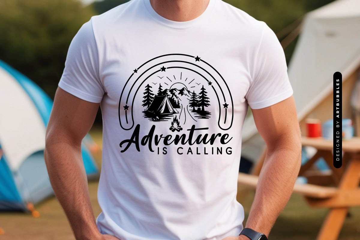 Adventure is Calling - Funny Camping SVG