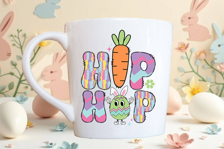 Hip Hop - Easter Sublimation PNG Mug Mockup Image.jpg