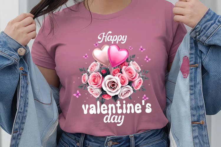 Retro Happy Valentine's Day Sublimation Design Tshirt Mockup Image.jpg