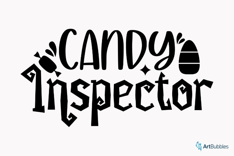 Candy Inspector - Halloween SVG Cricut
