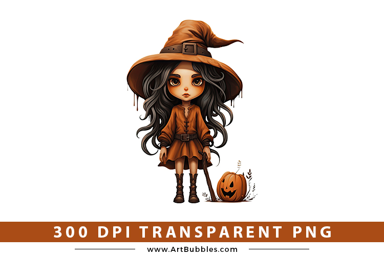 Baby Witch Sublimation Design