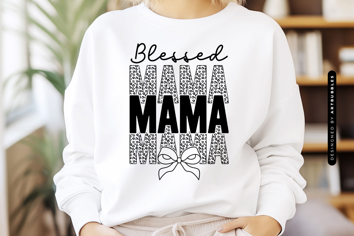 Blessed Mama - Coquette Mothers Day SVG Sweatshirt Mockup Image.jpg