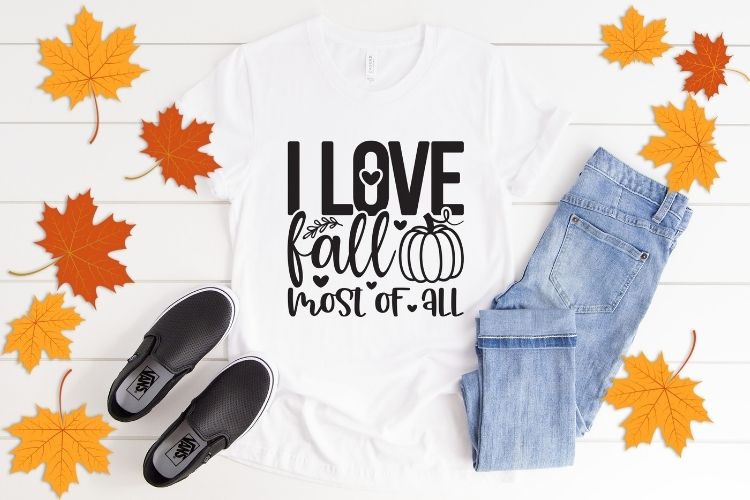 I Love Fall Most of All SVG Vector T-shirt Mockup image.jpg