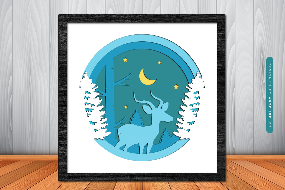 Christmas Shadow Box SVG Designs Bundle Image 6.jpg