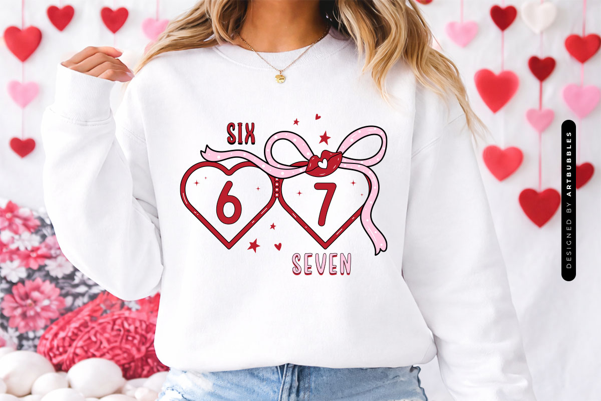 Coquette 67 Six Seven Valentine Sublimation