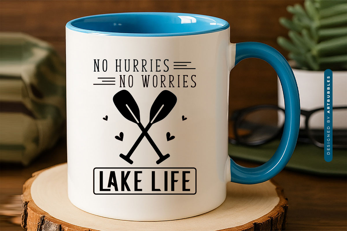 Lake Life No Hurries No Worries SVG File Mug Mockup Image.jpg