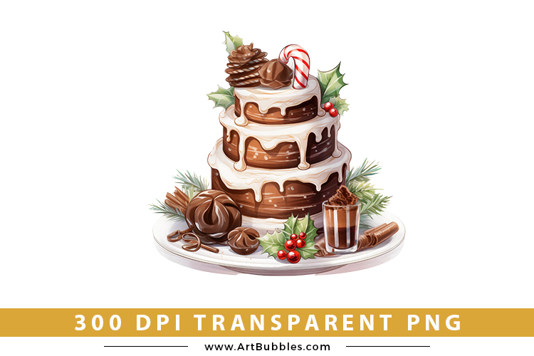 Christmas Dessert Sublimation Design