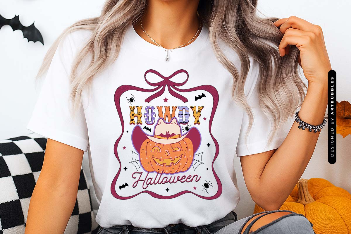 Howdy Halloween Coquette Bow Sublimation
