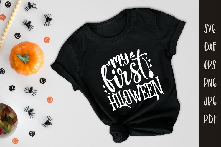 My First Halloween SVG File Tshirt Mockup Image.jpg