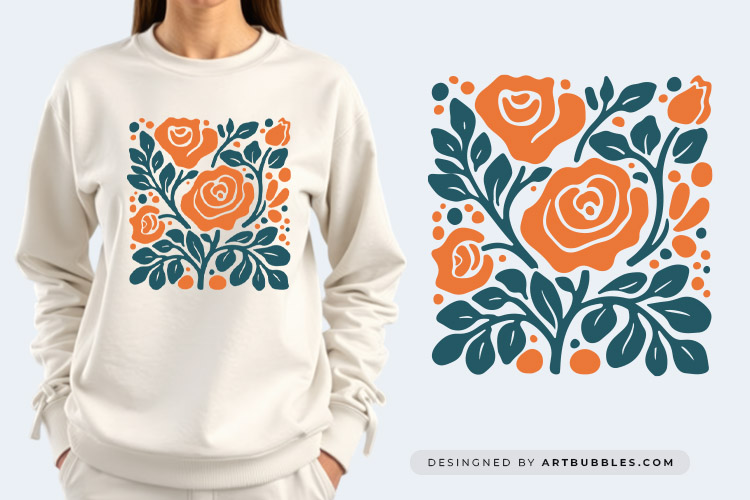 Minimal Line Art Abstract Flower SVG Image.jpg