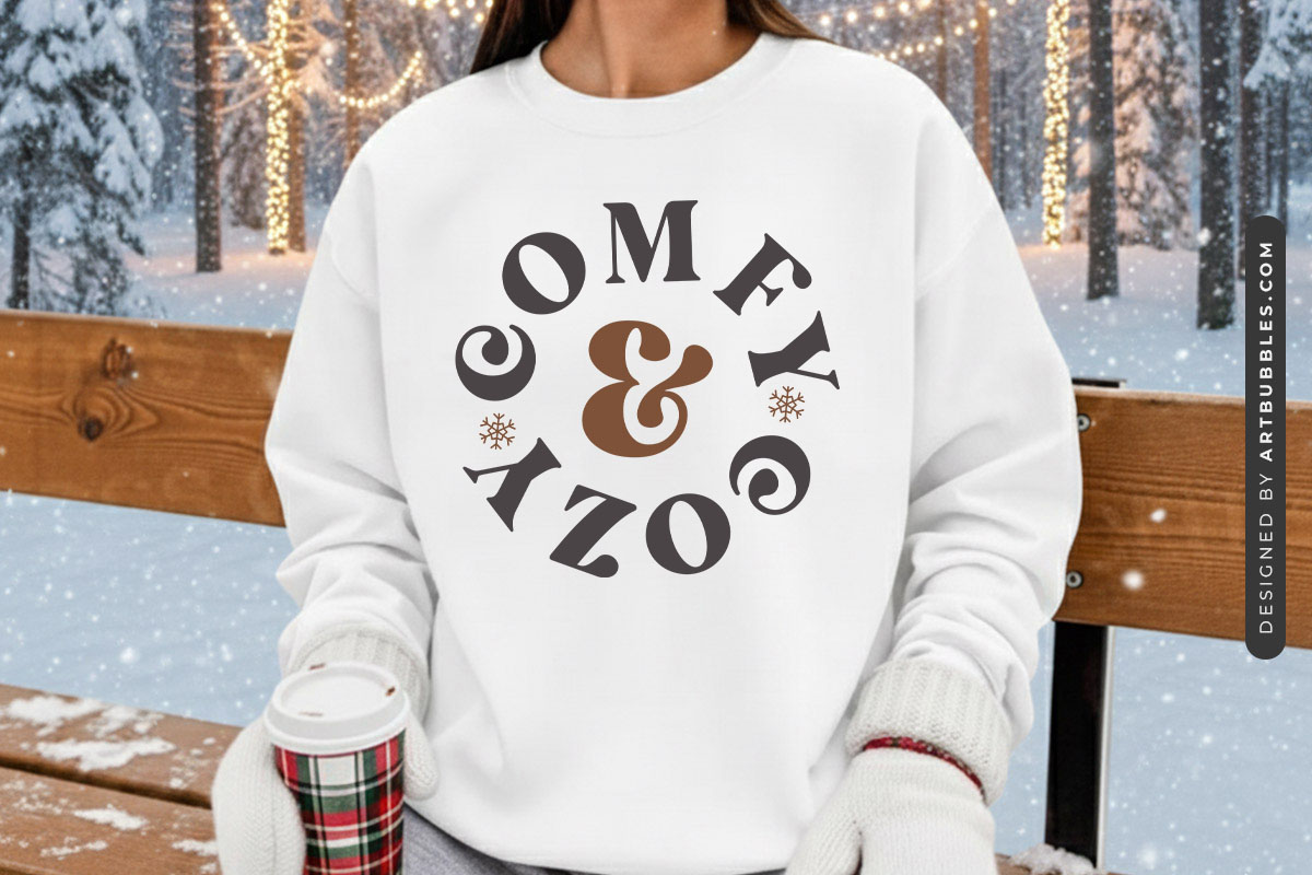 Comfy & Cozy - Winter SVG Cut File