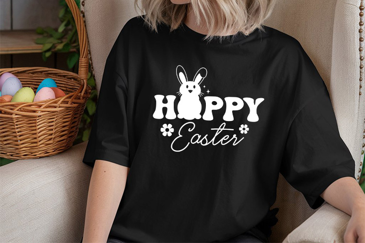 Hoppy Easter SVG File Tshirt Mockup Image.jpg