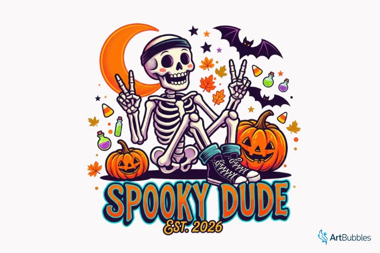 Spooky Dude - Skeleton Fall Sublimation PNG Image.jpg