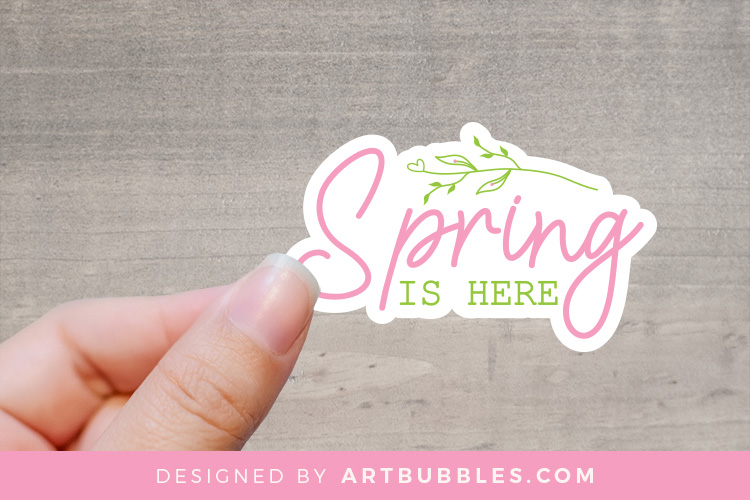 Free Spring Stickers | Printable Sticker