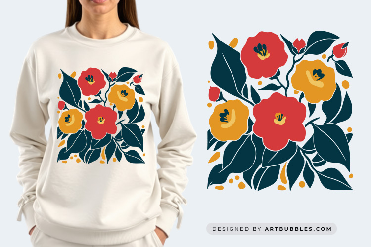 Abstract Shape Flower SVG Cut File Image.jpg