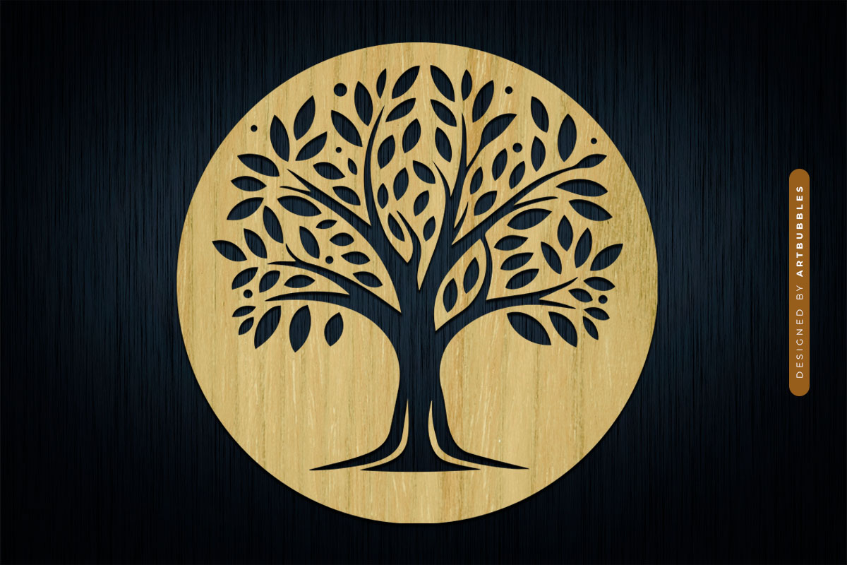 Laser Cut Family Tree of Life SVG Bundle Image 6.jpg
