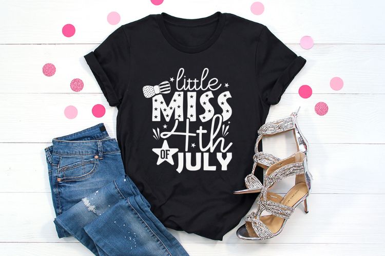 Little Miss 4th of July SVG Tshirt Mockup Image.jpg