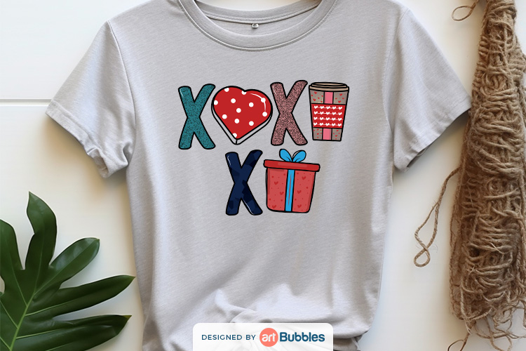 Xoxoxo PNG, Valentine Sublimation, Valentine's Day Shirt Preview 03.jpg