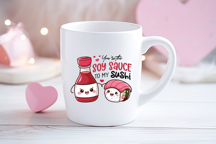 You're the Soy Sauce to My Sushi - Funny Valentine Food PNG Mug Mockup Image.jpg