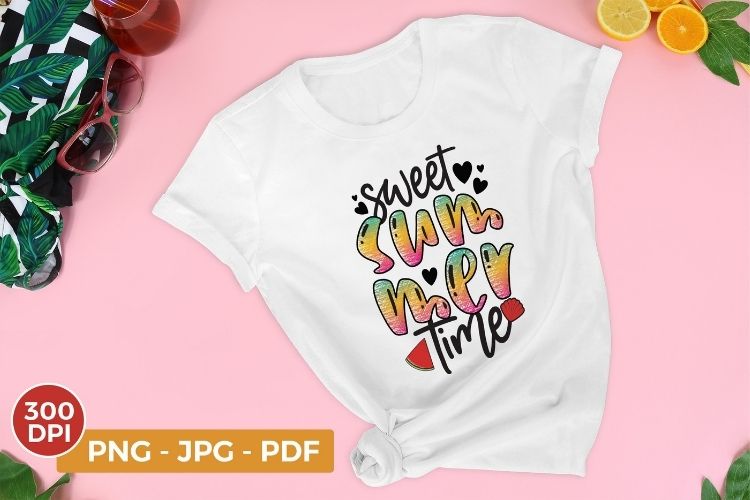 Sweet Summer Time PNG Sublimation Transfer Image.jpg