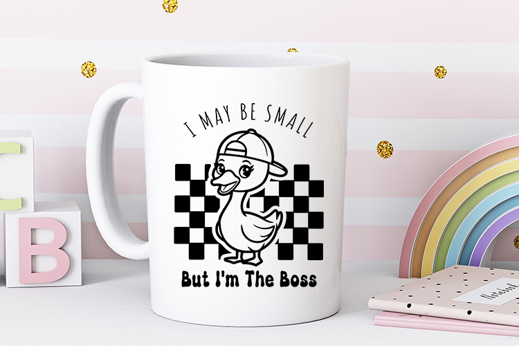 I May Be Small But I'm The Boss - Baby SVG File Mug Mockup Image.jpg