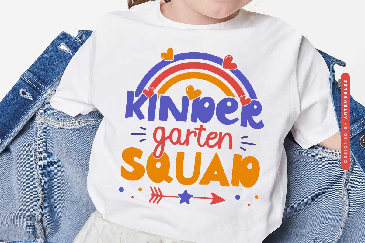 Kindergarten Squad - Back to School SVG