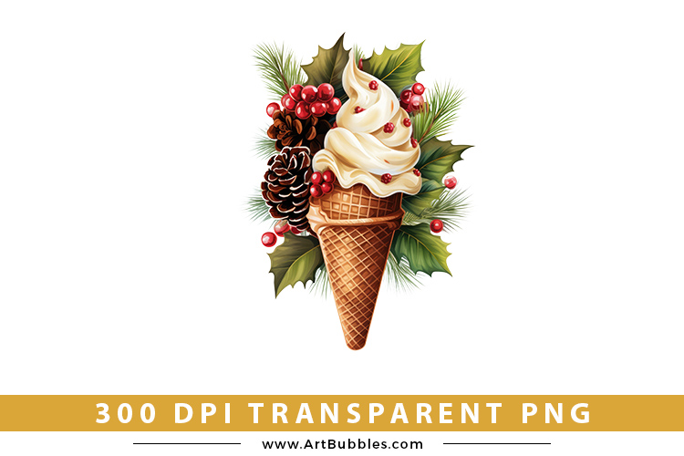 Christmas Dessert PNG Sublimation Clipart