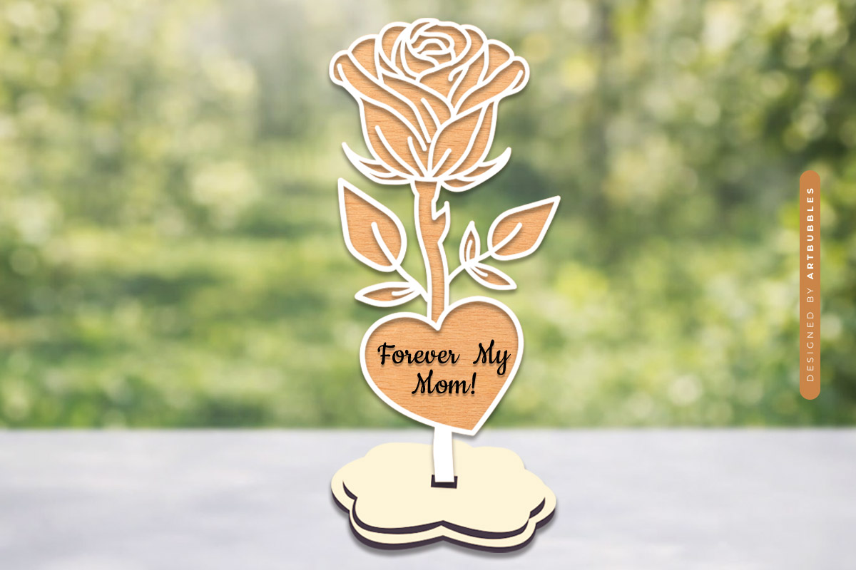 Personalized Mothers Day Stand Flowers SVG Bundle Image 7.jpg