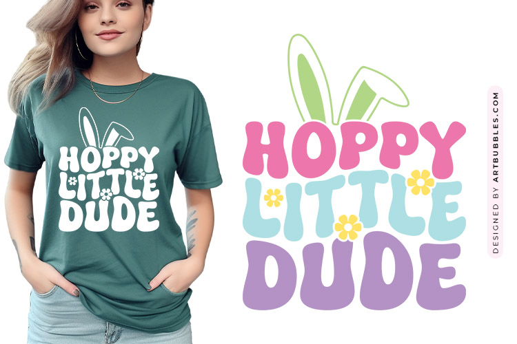 Hoppy Little Dude - Easter SVG Cricut Image.jpg