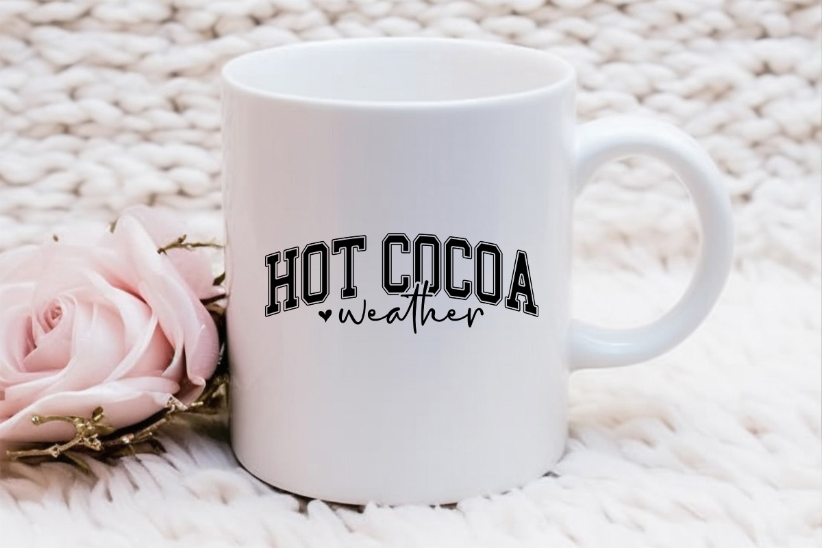 Hot Cocoa Weather - Winter Silhouette SVG Mug Mockup image.jpg