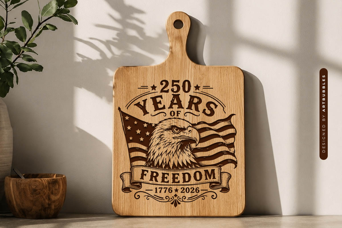 USA 250th Anniversary Cutting Board SVG Bundle Image 6.jpg