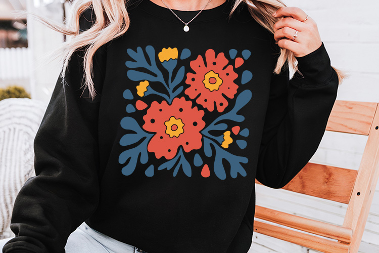Beautiful Abstract Flower SVG Design Sweatshirt Mockup Image.jpg