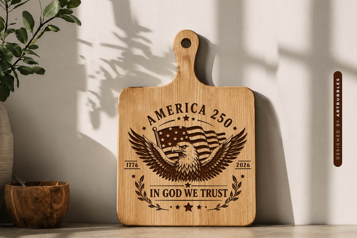 250 Years of America Cutting Board SVG Bundle Image 5.jpg
