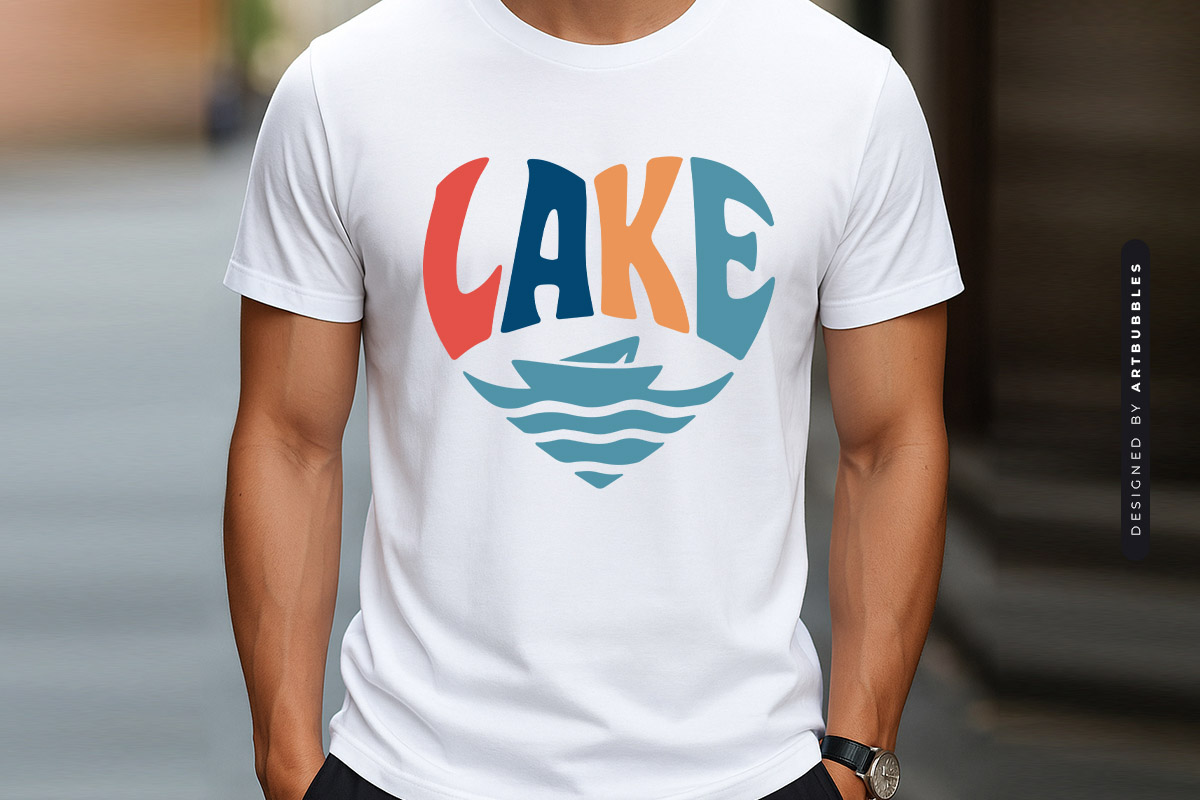 Lake SVG File for Cricut and Silhouette T-shirt mockup Image.jpg