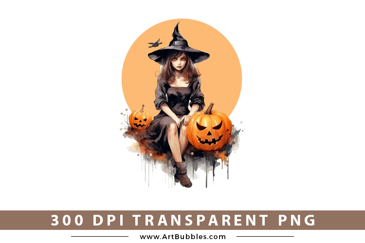 Beautiful Witch Watercolor 4 Preview   01.jpg