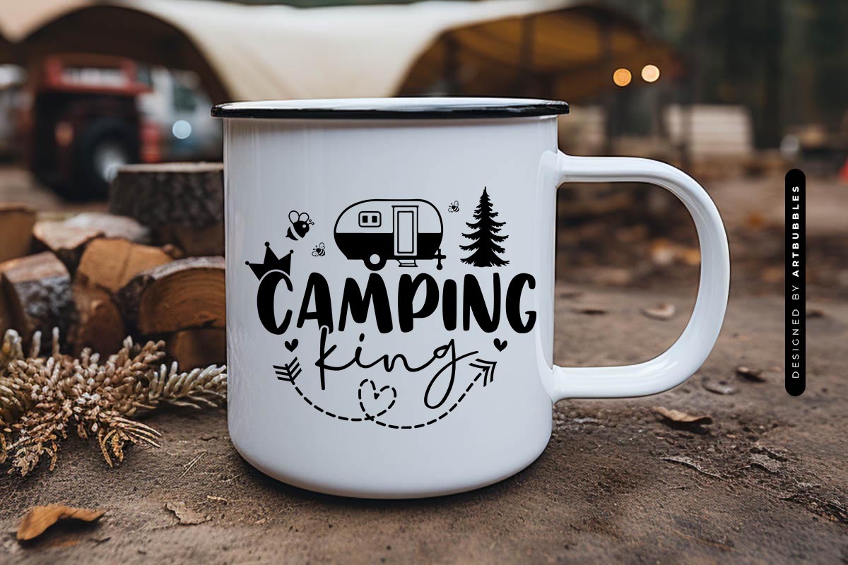 Camping King SVG for Cricut and Silhouette Mug Mockup image.jpg