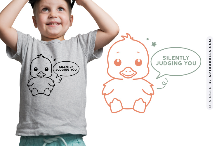 Silently Judging You - Handmade Baby Craft SVG