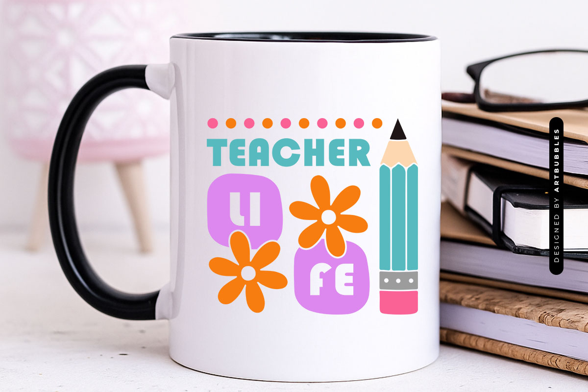 Floral Teacher Life SVG Mug Mockup Image.jpg