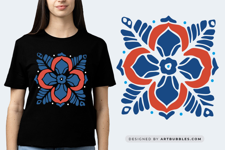 Abstract Art Flower SVG File