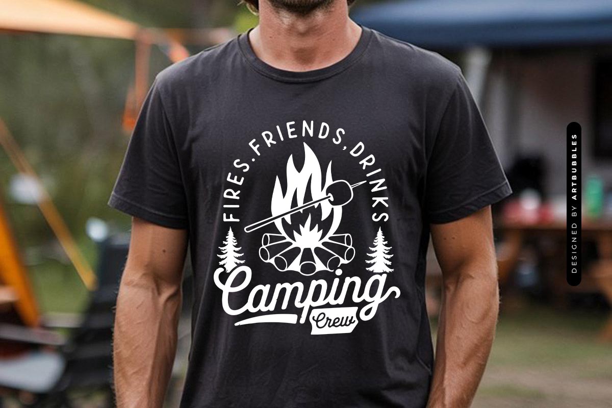 Camping Crew Fires Friends Drinks SVG File Tshirt Mockup Image.jpg
