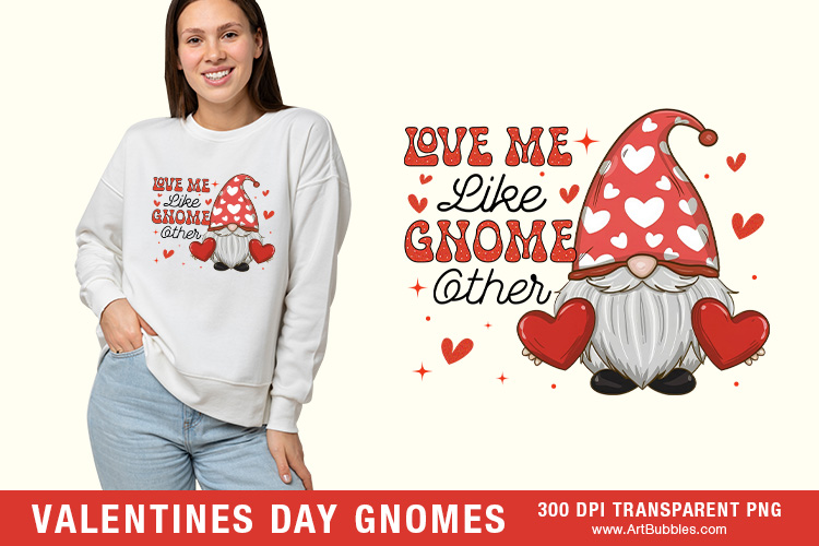 Love Me Like Gnome Other PNG, Valentine's Day Gnomes Preview 01.jpg