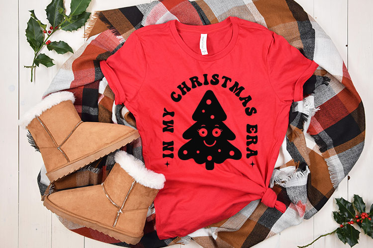 In My Christmas Era SVG Cut File Tshirt Mockup Image.jpg