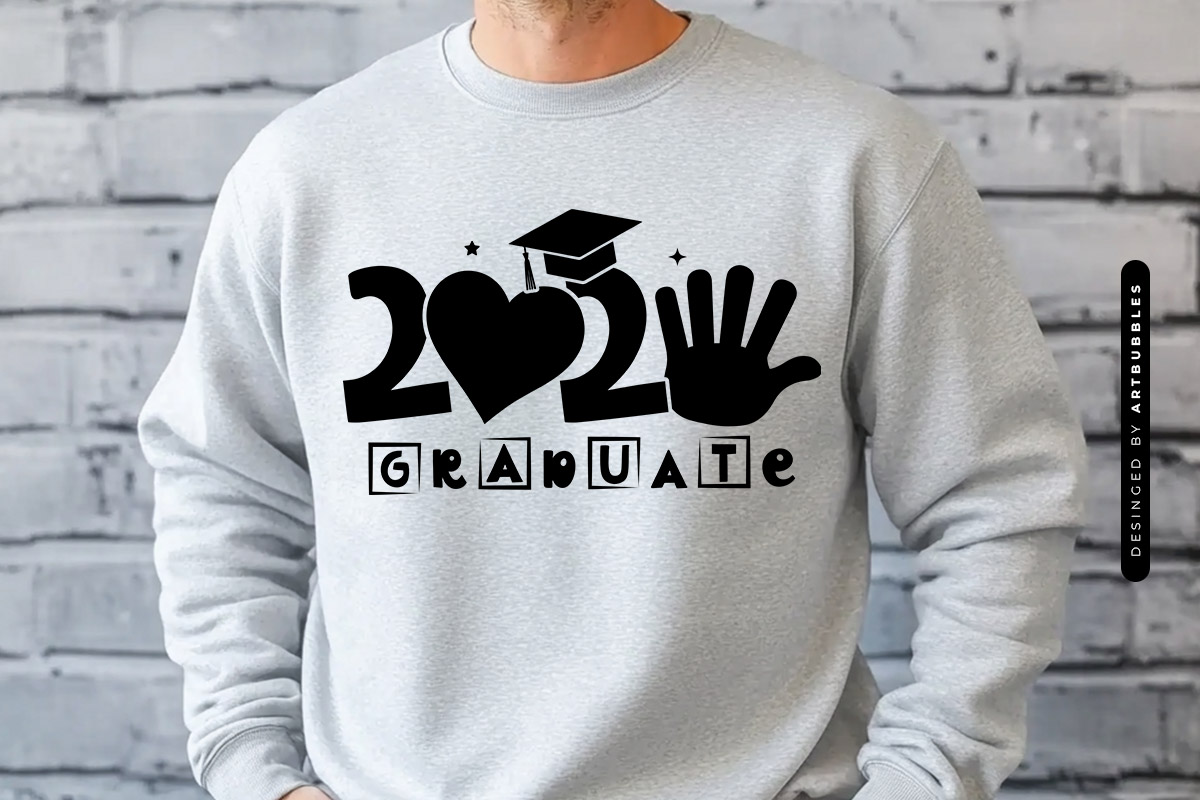 2025 Graduate - Graduation SVG Vector Tshirt Mockup Image.jpg